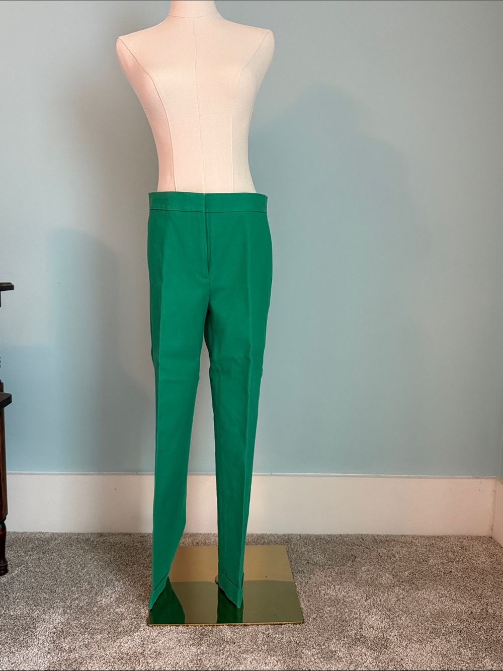 Ann Taylor Emerald Green Skinny Tailored Pants
